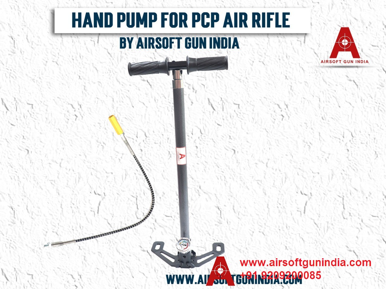 Hand Pump For PCP Air Rifle By Airsoft Gun India