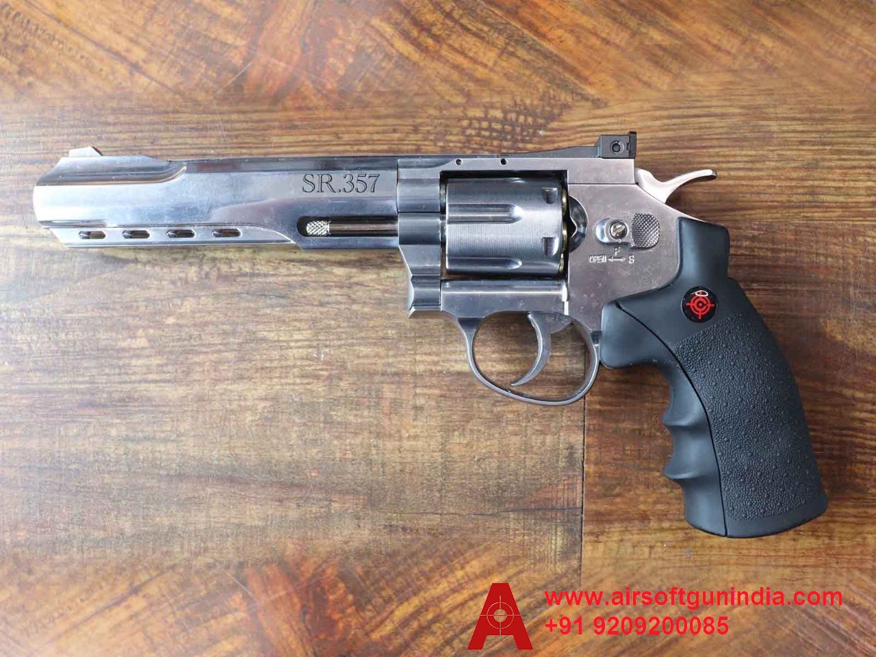 Crosman SR357 Co2 BB .177Cal, 4.5mm Air Revolver By Airsoft Gun India