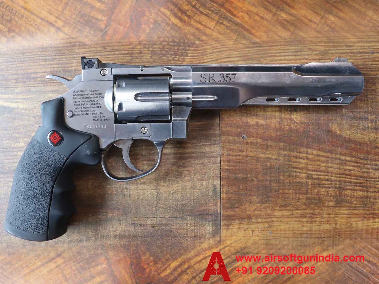 Crosman SR357 Co2 BB .177Cal, 4.5mm Air Revolver By Airsoft Gun India