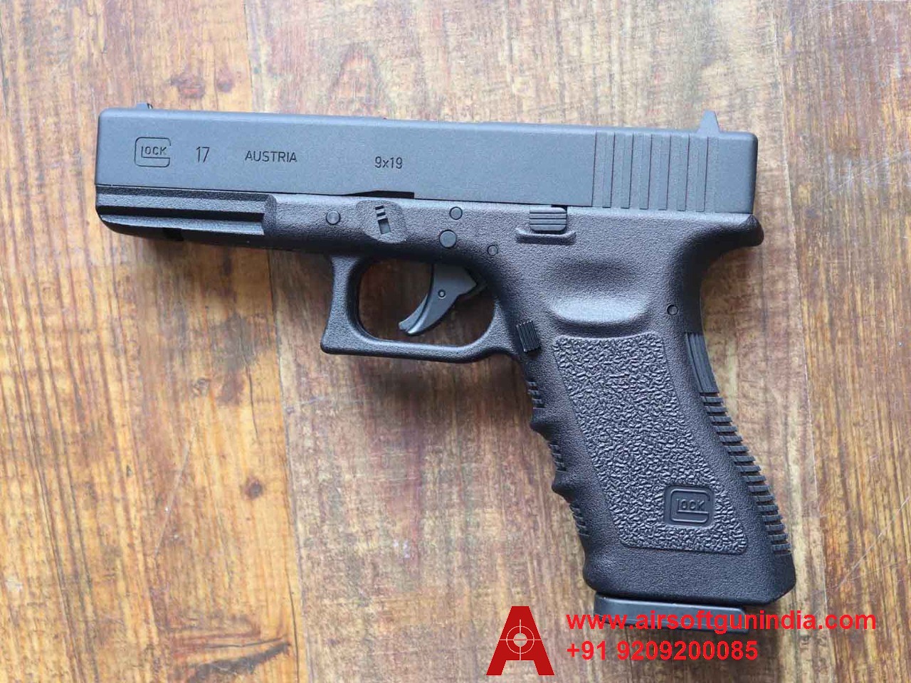 Glock 17 Generation 3 Co2 BB And Pellet .177Cal, 4.5mm Air Pistol By Airsoft Gun India