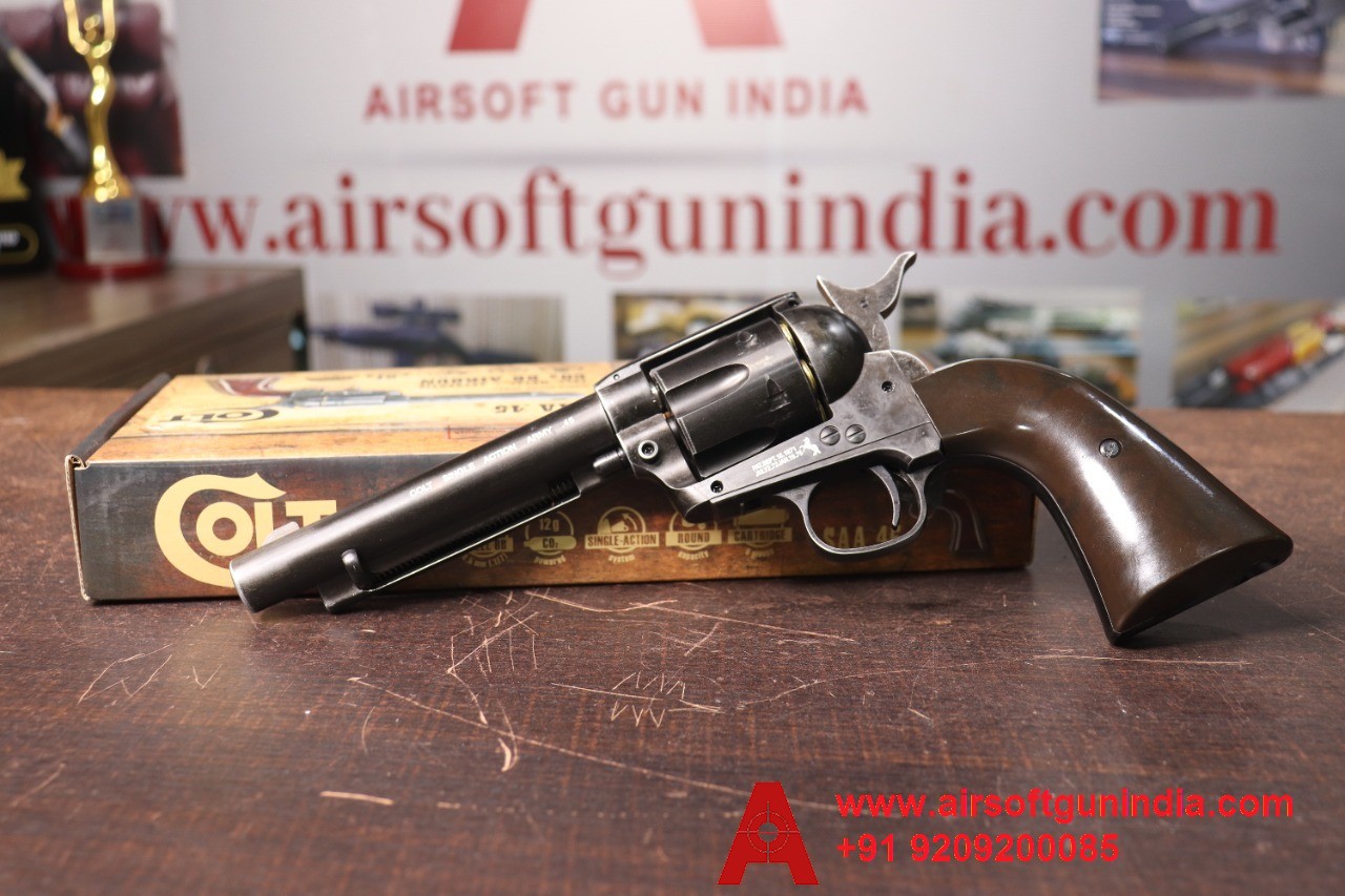 Colt Single Action Army .45 Co2 BB .177Cal, 4.5mm Air Revolver By Airsoft Gun India