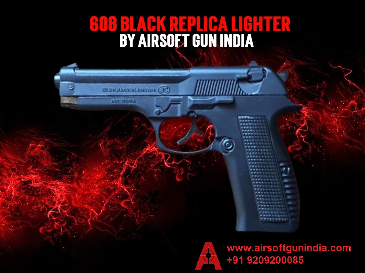 608 BLACK REPLICA LIGHTER BY AIRSOFT GUN INDIA