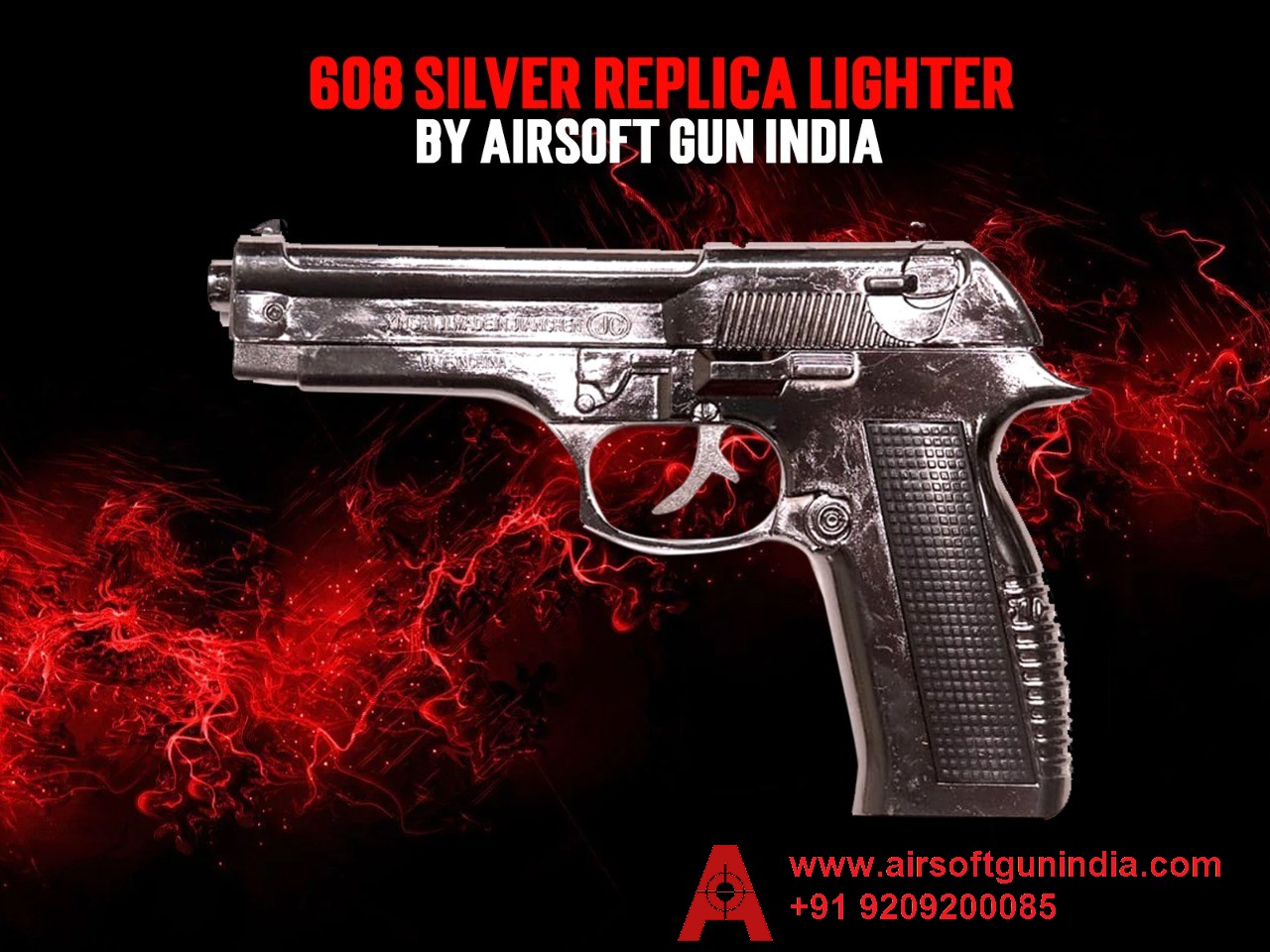 608 SILVER REPLICA LIGHTER BY AIRSOFT GUN INDIA