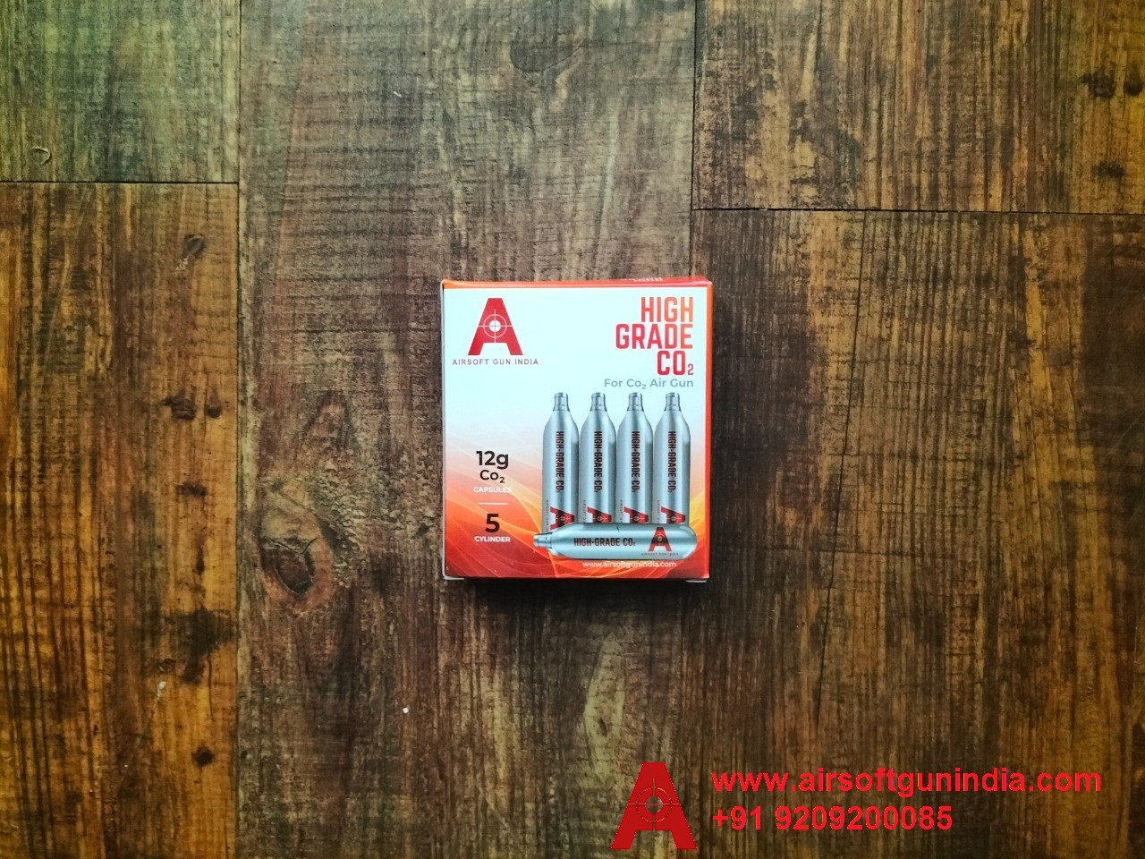 12 Gram Co2 Cartridges Pack Of 5 By Airsoft Gun India For Co2 Guns