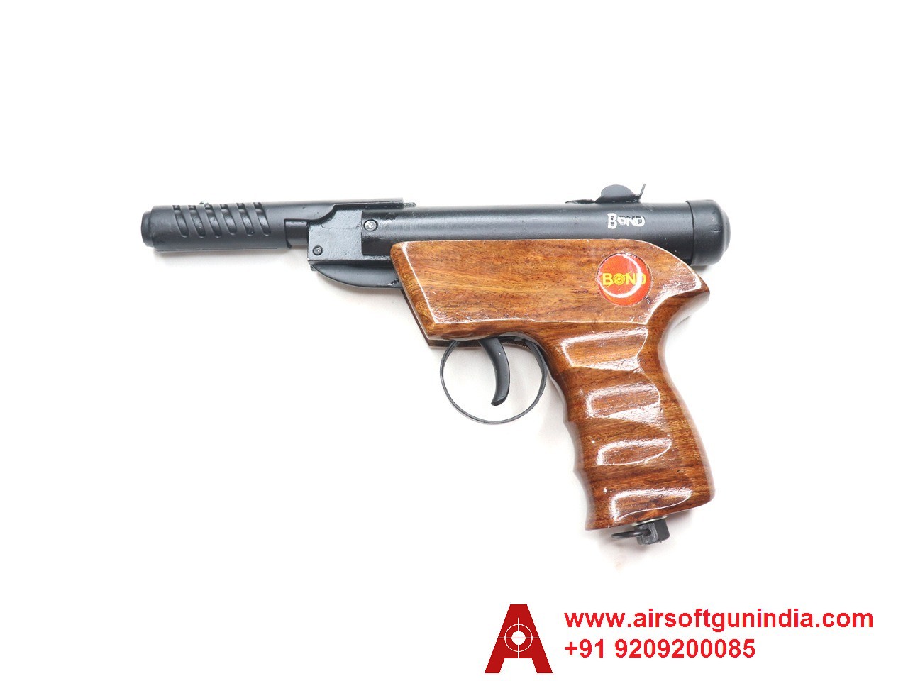 BOND SERIES 2 .177/4.5MM SPORTS AIR PISTOL WOODEN BY AIRSOFT GUN INDIA