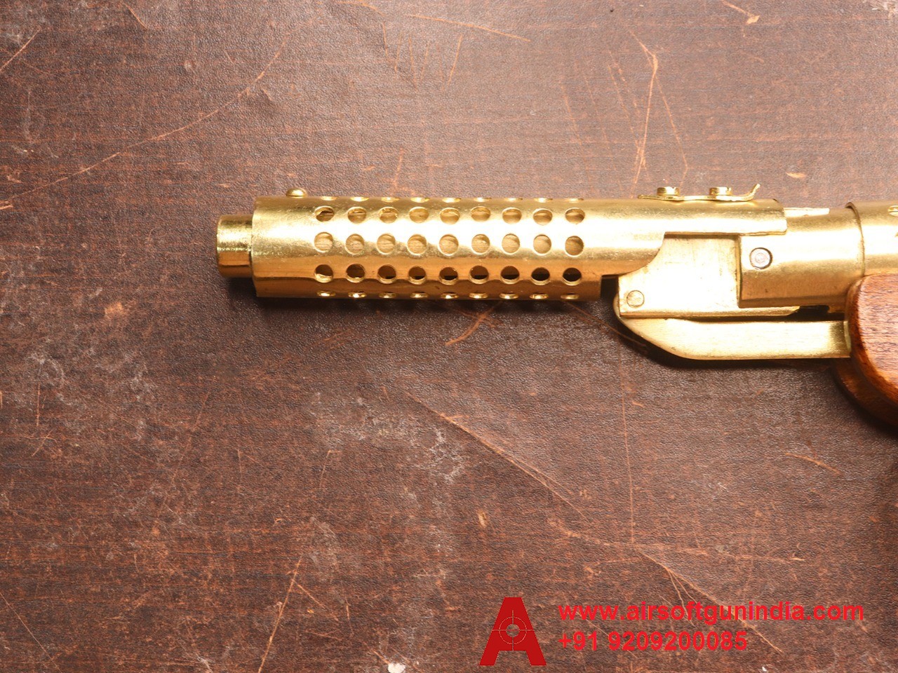 Bullet Mark 2 Gold Single-Shot .177 Caliber / 4.5 Mm Indian Air Pistol By Airsoft Gun India