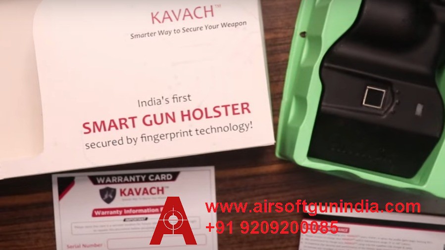 Kavach Smart Holster Fingerprint Gun Holster In India For IOF .32