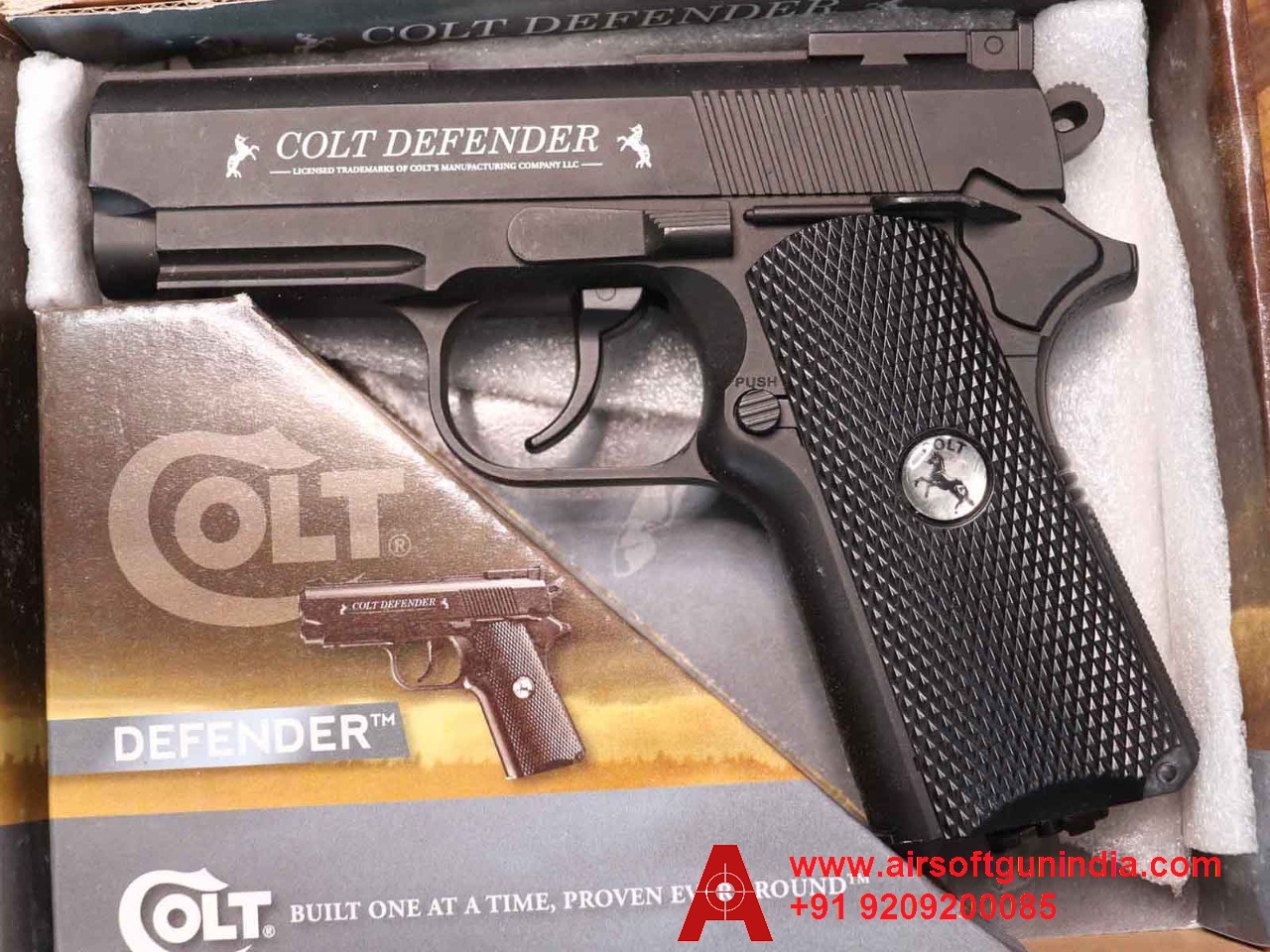 Colt Defender Cal .177, 4.5mm Co2 BB Air Pistol By Airsoft Gun India