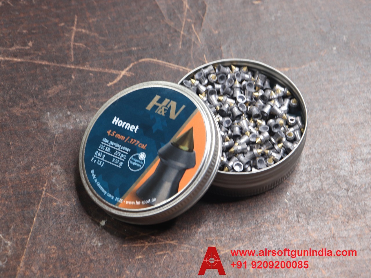 H&N Hornet Pointed Pellets For Rifles By Airsoft Gun India Of 225 Pcs