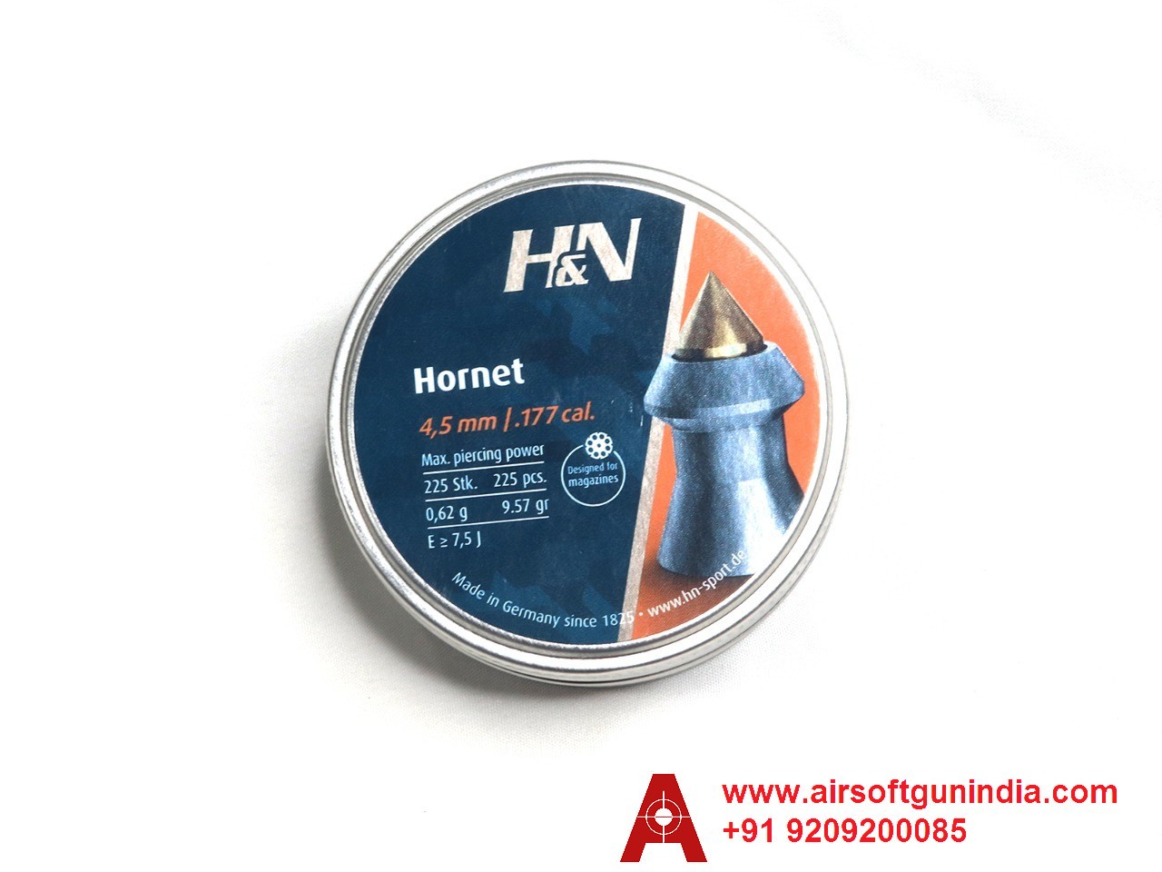 H&N Hornet Pointed Pellets For Rifles By Airsoft Gun India Of 225 Pcs