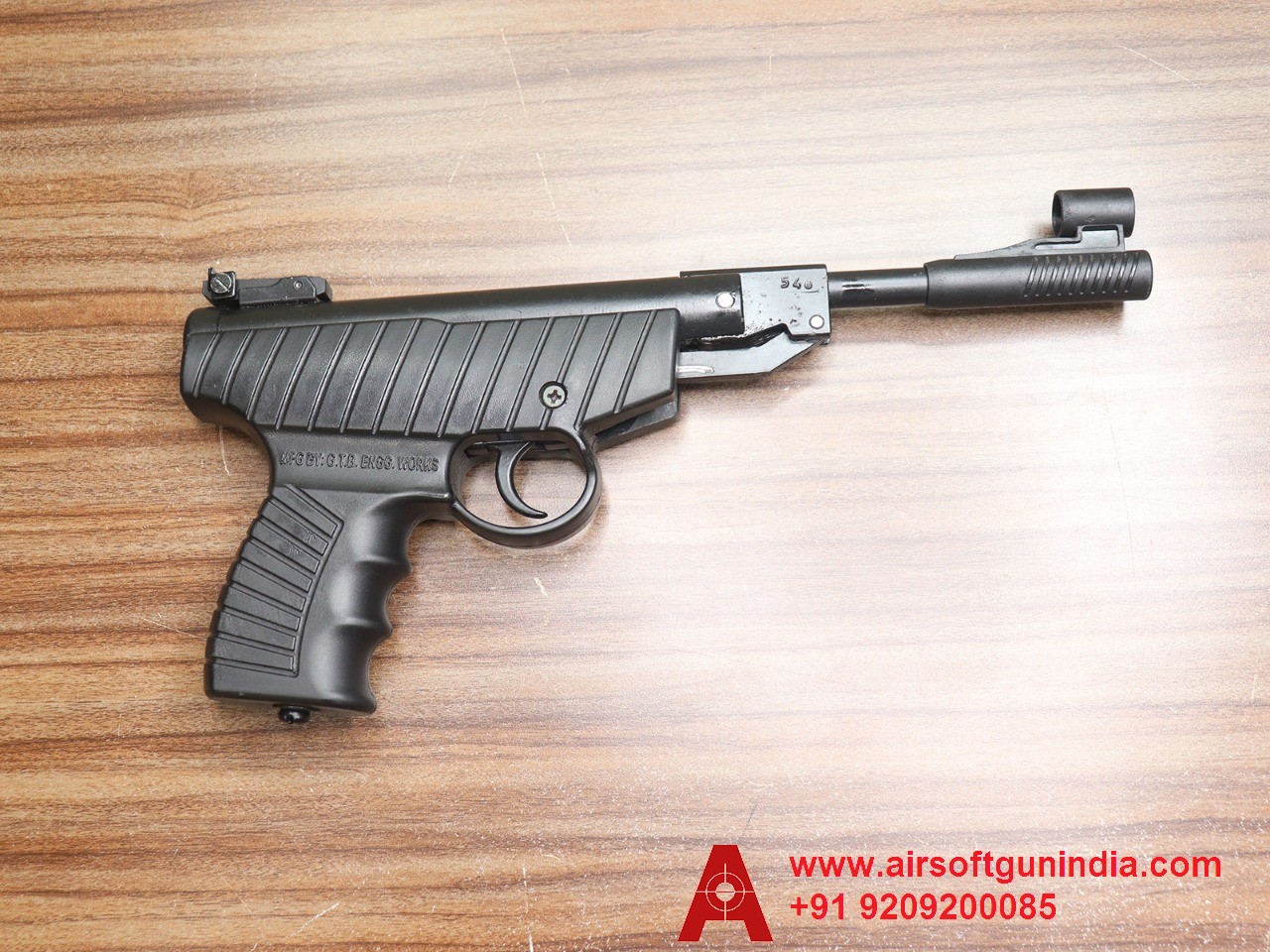 Heman Air Pistol With Case Single-Shot .177 Caliber / 4.5 Mm Indian Air Pistol By Airsoft Gun India
