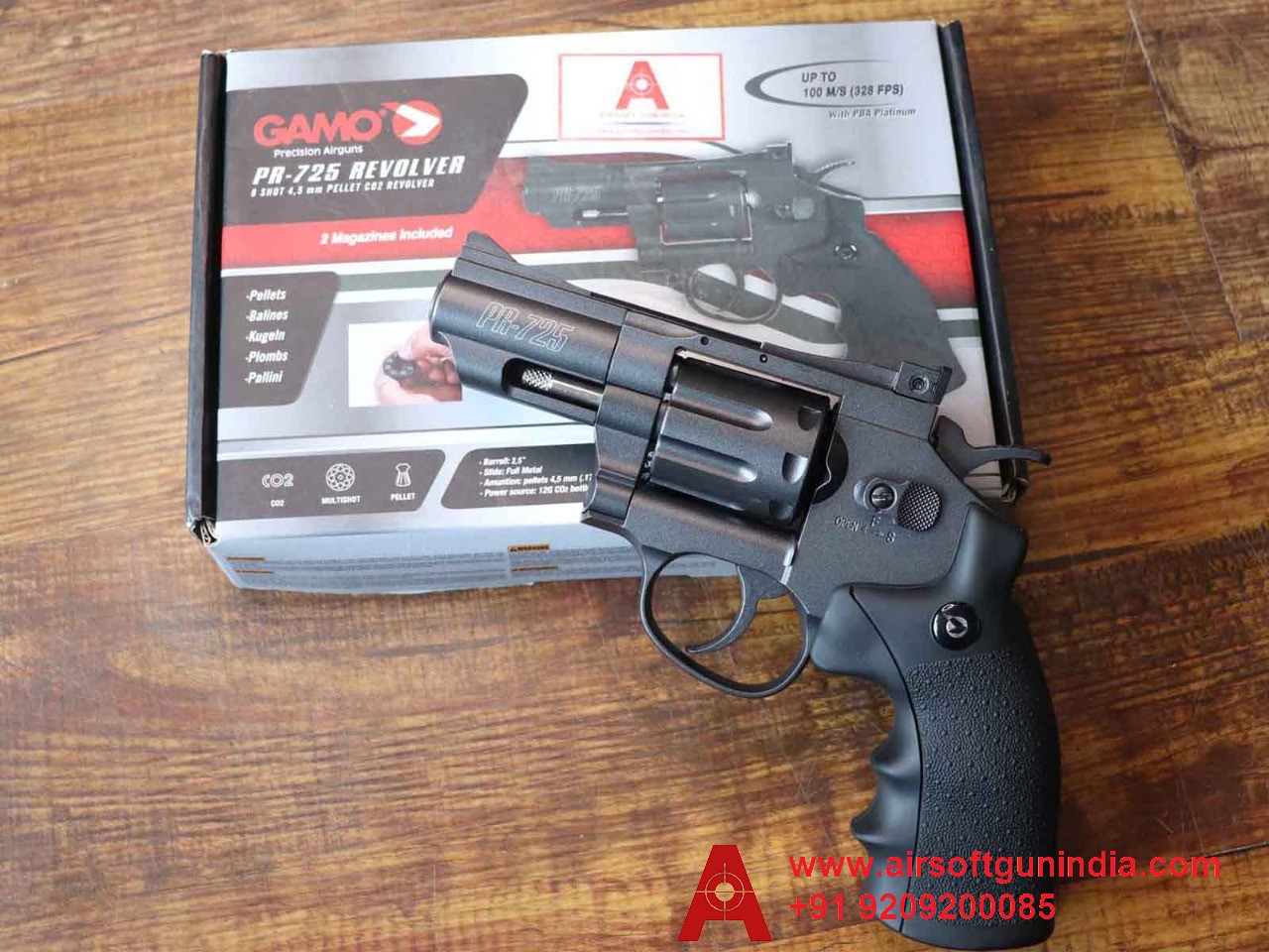 Revolver GAMO CO2 PR-725 2,5 '' cal. 4.5 mm