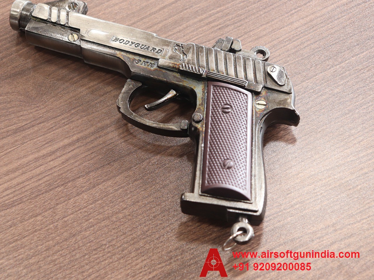 Cork Toy Sound Gun Blacksil Texture By Airsoft Gun India