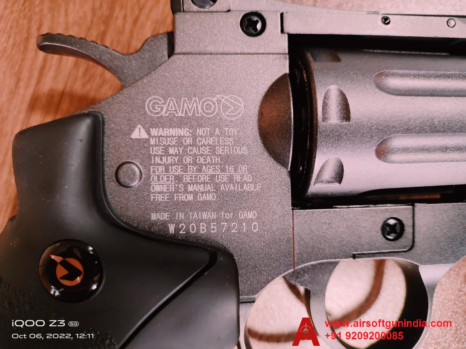 Gamo PR776 6-inch Co2 Pellets Air Revolver By Airsoft Gun India