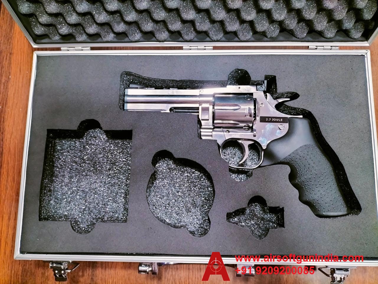 Customized Gun Case For Dan Wesson 715 4 Inch Co2 Pellet Revolver By Airsoft Gun India