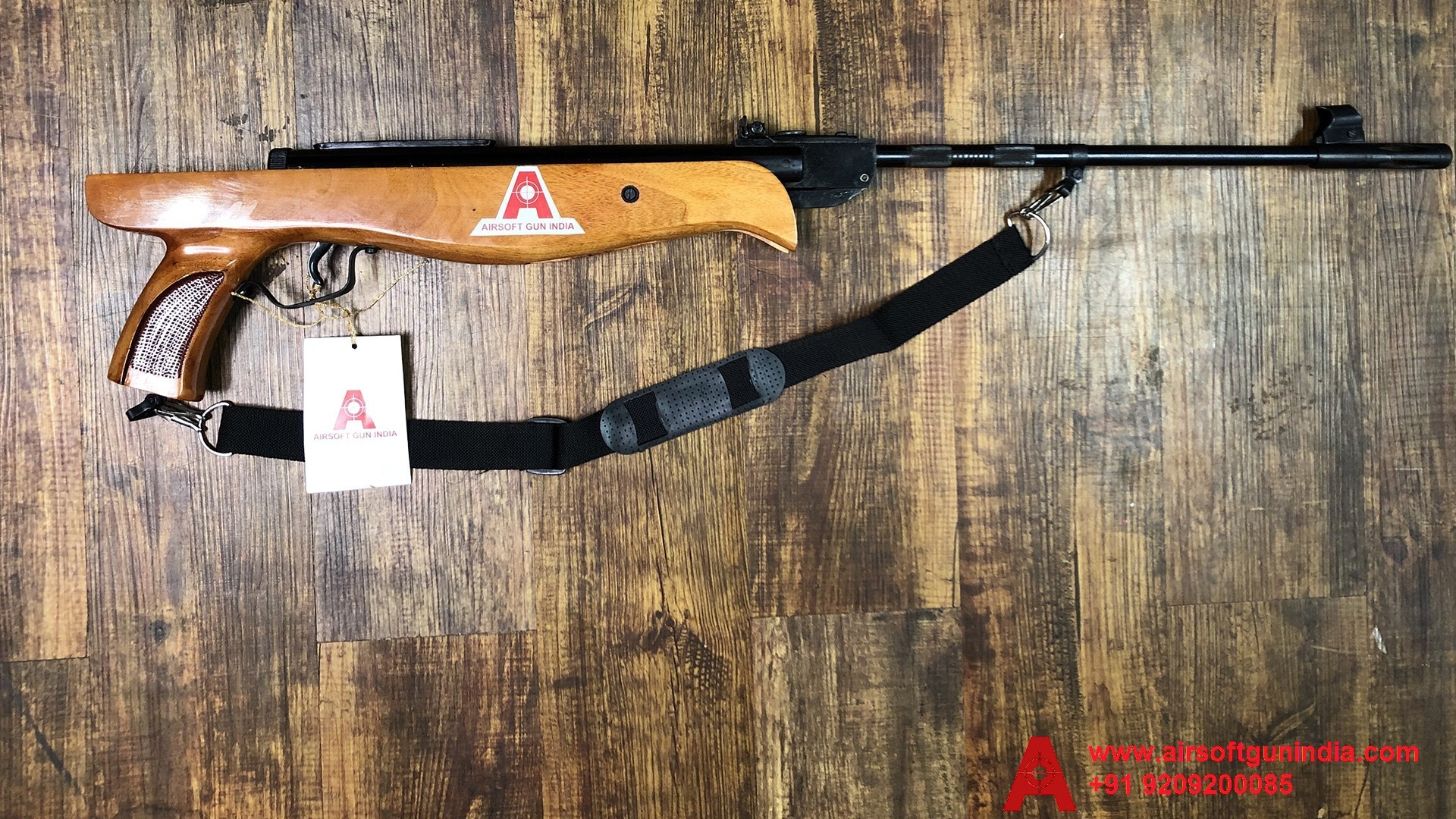 Shot Gun Air Rifle Light Brown By Airsoft Gun India