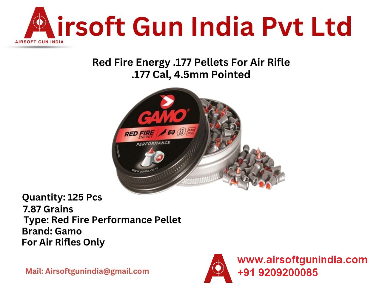 .177 Gamo Red Fire Rifle Pellet By Airsoft Gun India