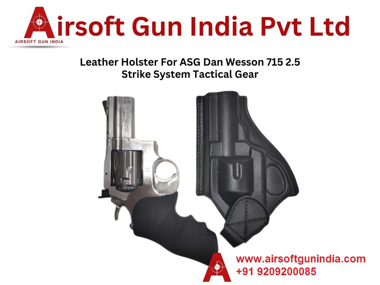 High Quality Holster For ASG Dan Wesson 715 2.5 BB By Airsoft Gun India