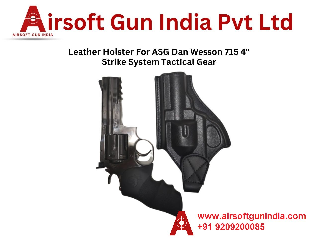 High Quality Holster For ASG Dan Wesson 715 4Inch BB By Airsoft Gun India
