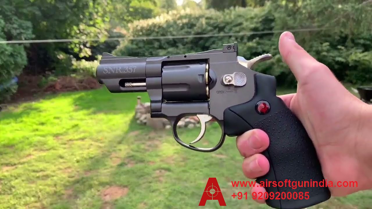 Rediscover Shooting Excitement Crosman SNR357 CO2 Dual Ammo Revolver