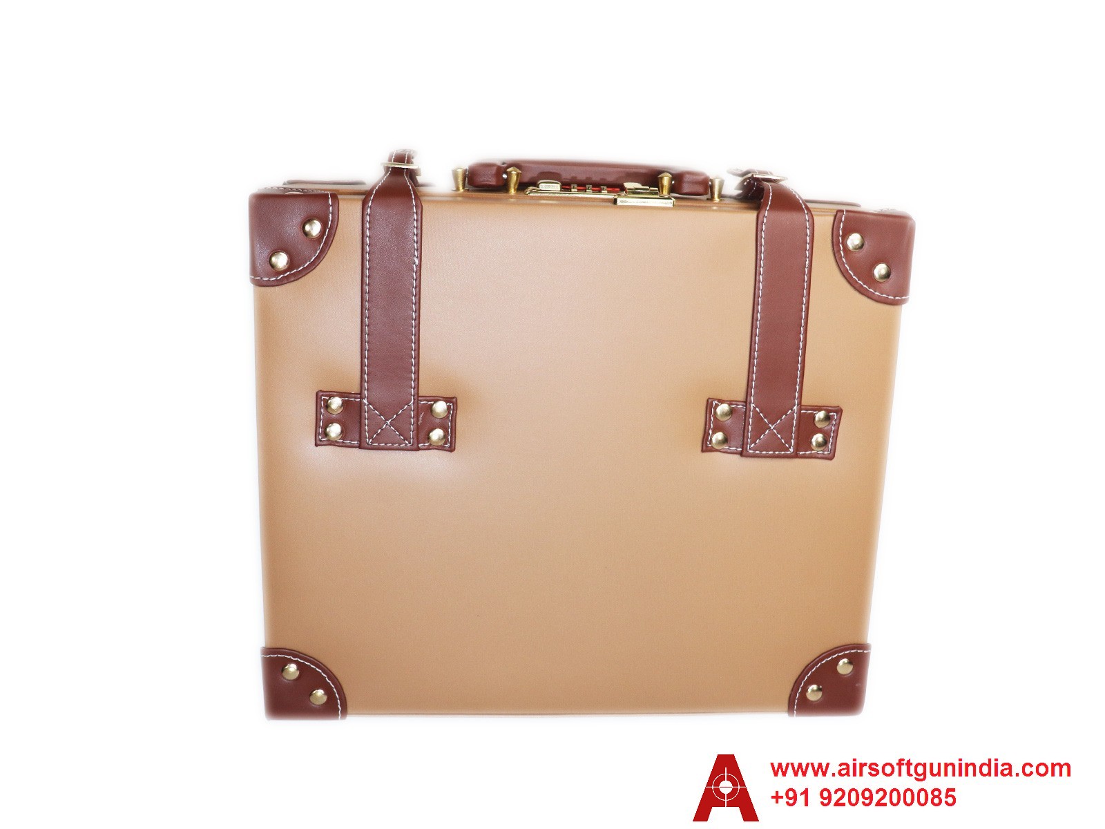Vintage Retro Luxury Suitcase/Gun Box In Brown Shade By Airsoft Gun India