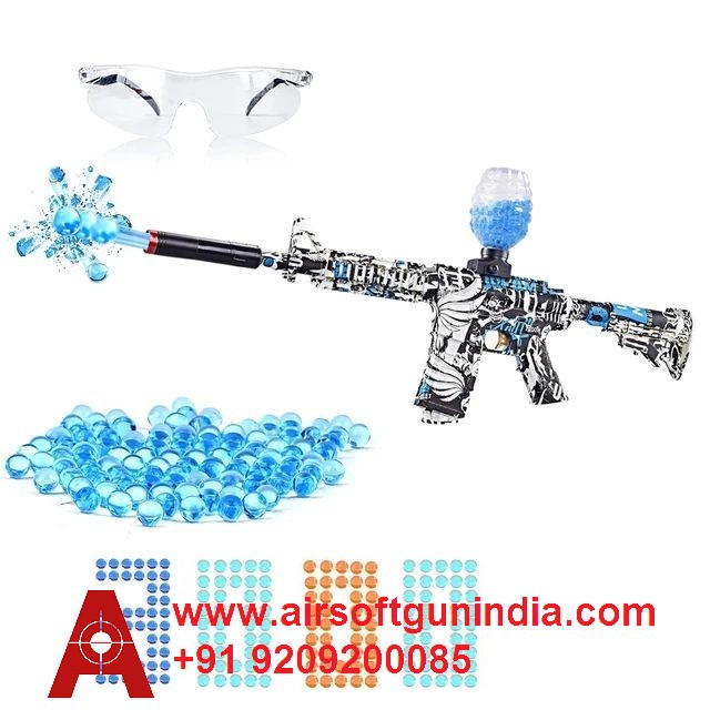 M416 PUBG Style Electric Automatic Gel Blaster Water Bullet Toy Rifle - Airsoft Gun India