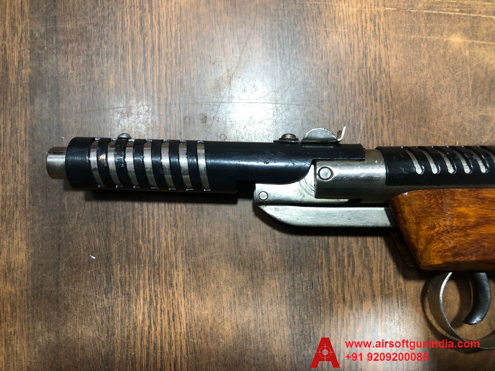 Eagle Master Mark 3 Wooden .177cal, 4.5mm Break Barrel Air Pistol By Airsoft Gun India