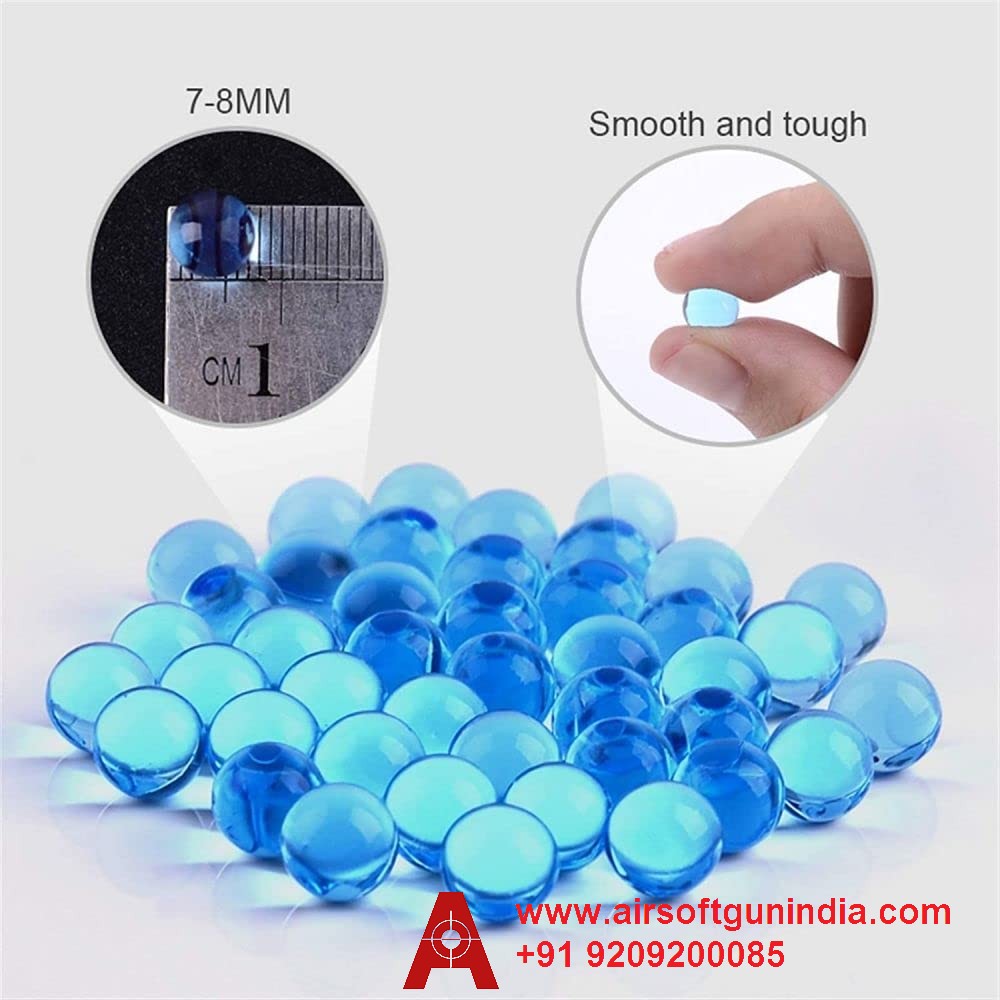 Fresh Gel Blaster Ammo Water Beads Gel Ball 1,000 Pcs 7-8mm, Water Based Gel Balls, Non-Toxic