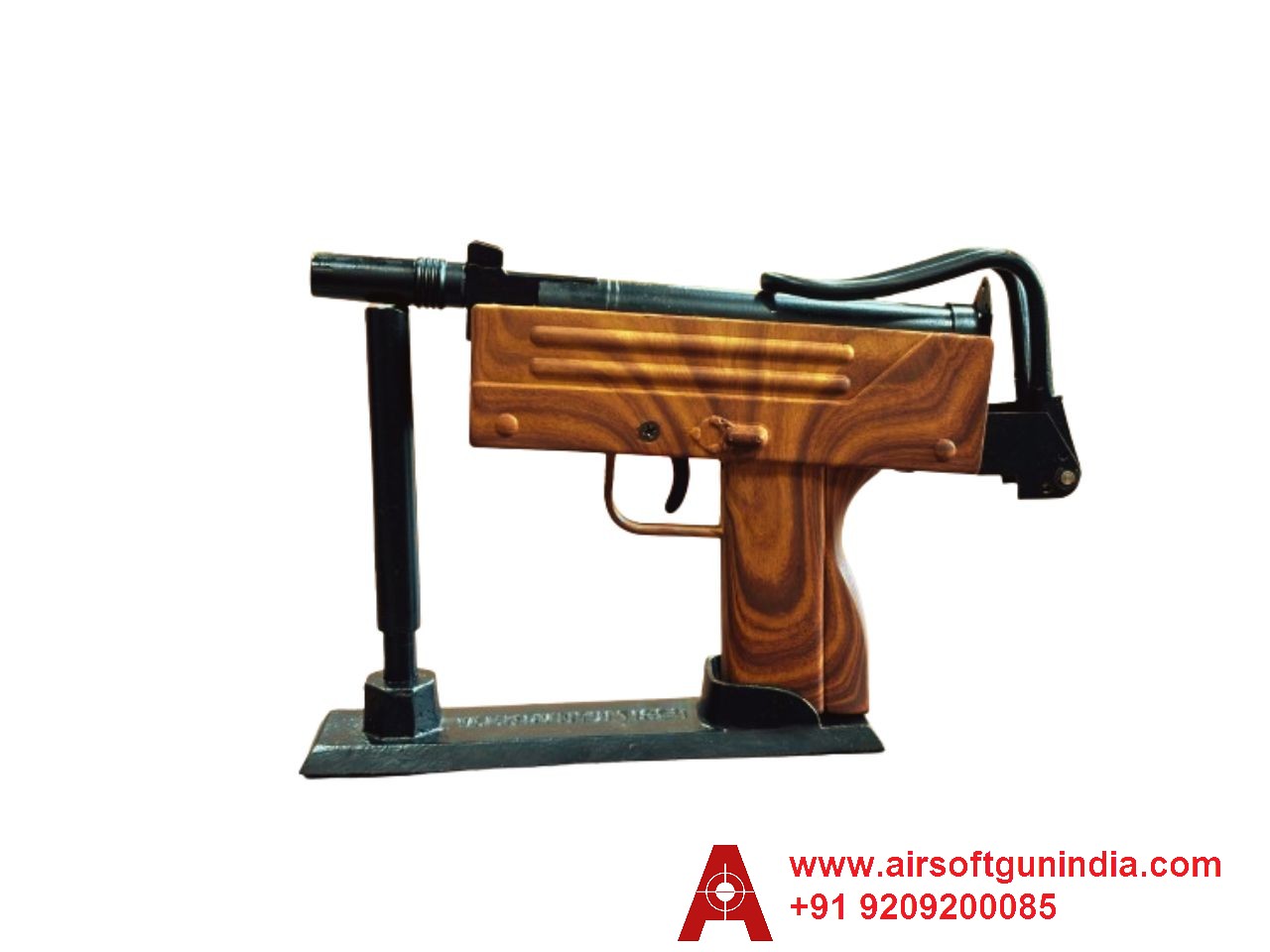 New Tiger SMG Wood .177 Indian Air Pistol By Airsoft Gun India