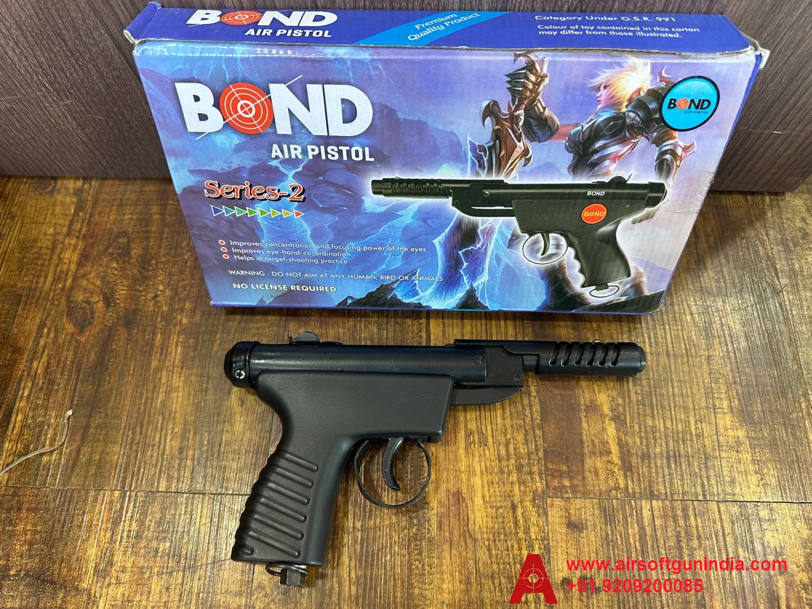 Bond Series 2 Metal Deluxe Indian Cheapest Pellet Air Pistol