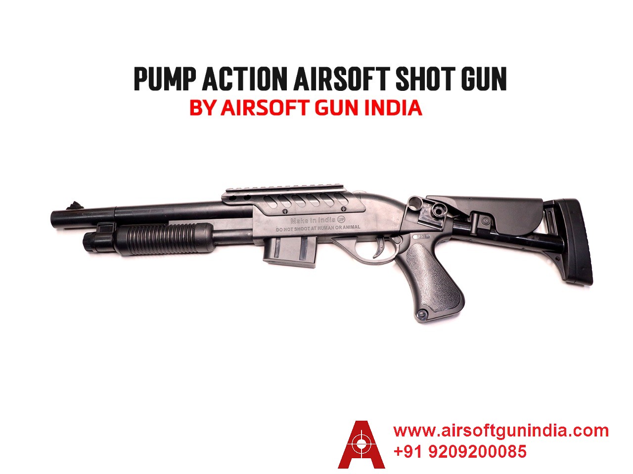 Pump Action Airsoft Shot Gun By Airsoft Gun India